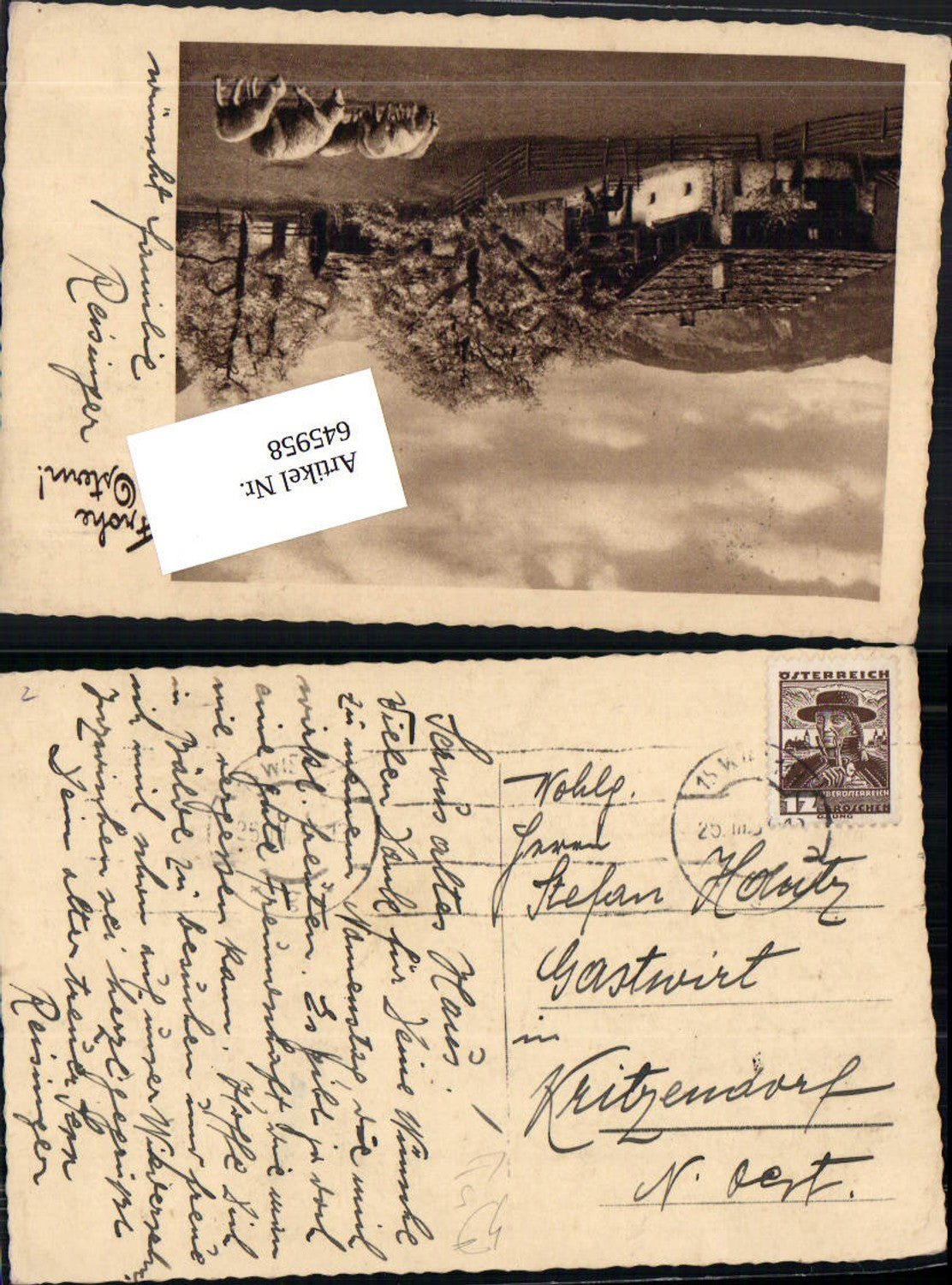 Alte Ansichtskarte – Old Postcard