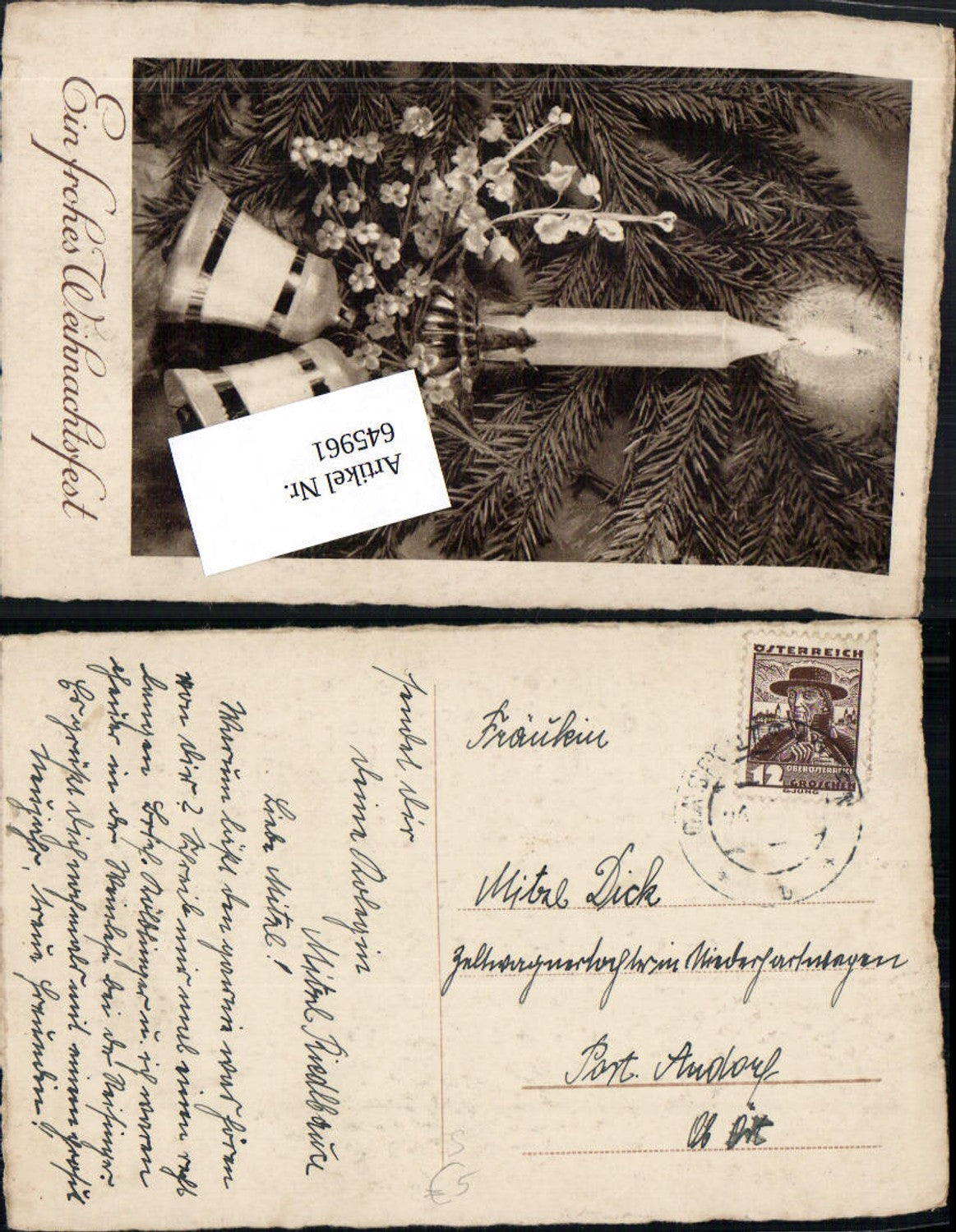 Alte Ansichtskarte – Old Postcard