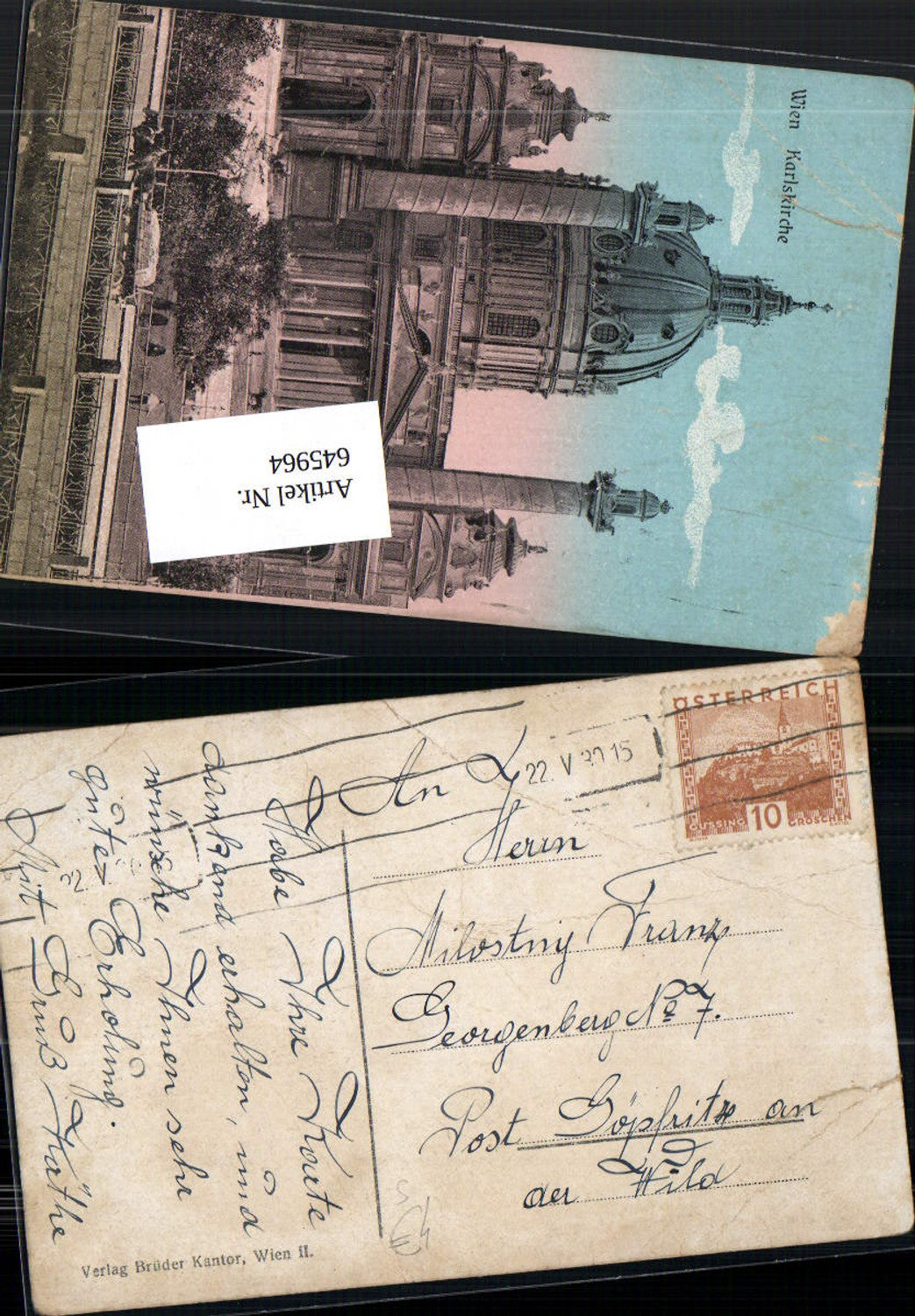 Alte Ansichtskarte – Old Postcard