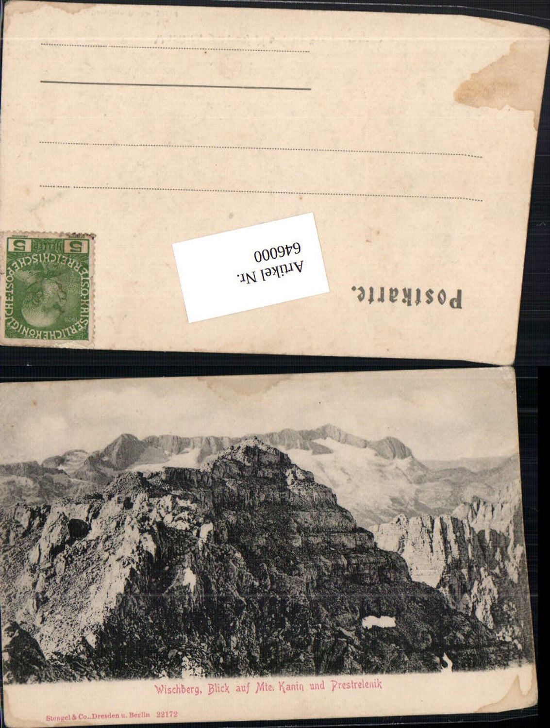 Alte Ansichtskarte – Old Postcard