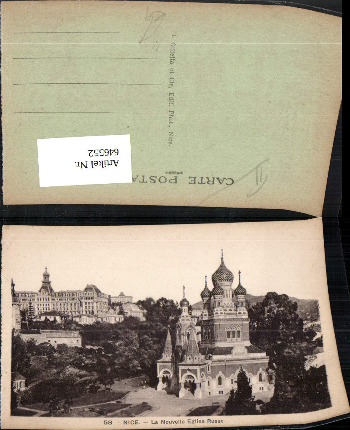 646552,Nice Nizza La Nouvelle Eglise Russe Russische Kirche