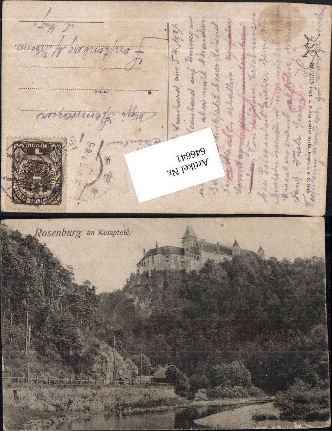 646641,Schloss Rosenburg am Kamp Mold Kamptale