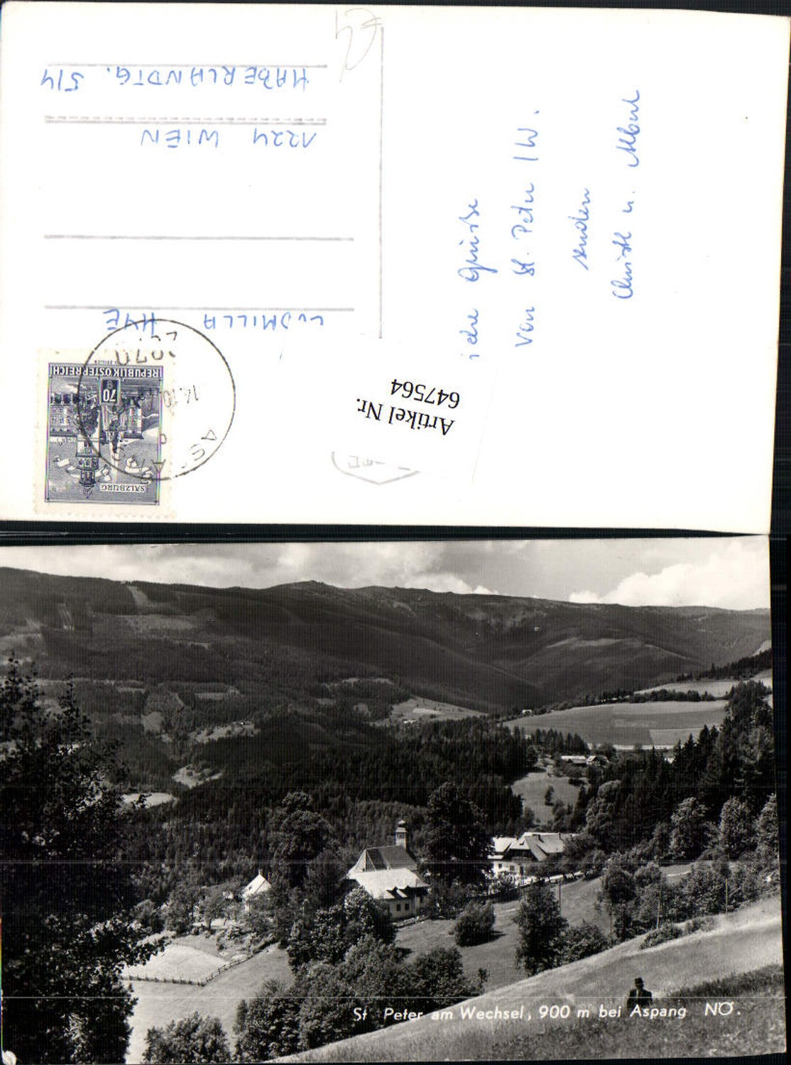 647564, St. Peter am Wechsel near Aspang