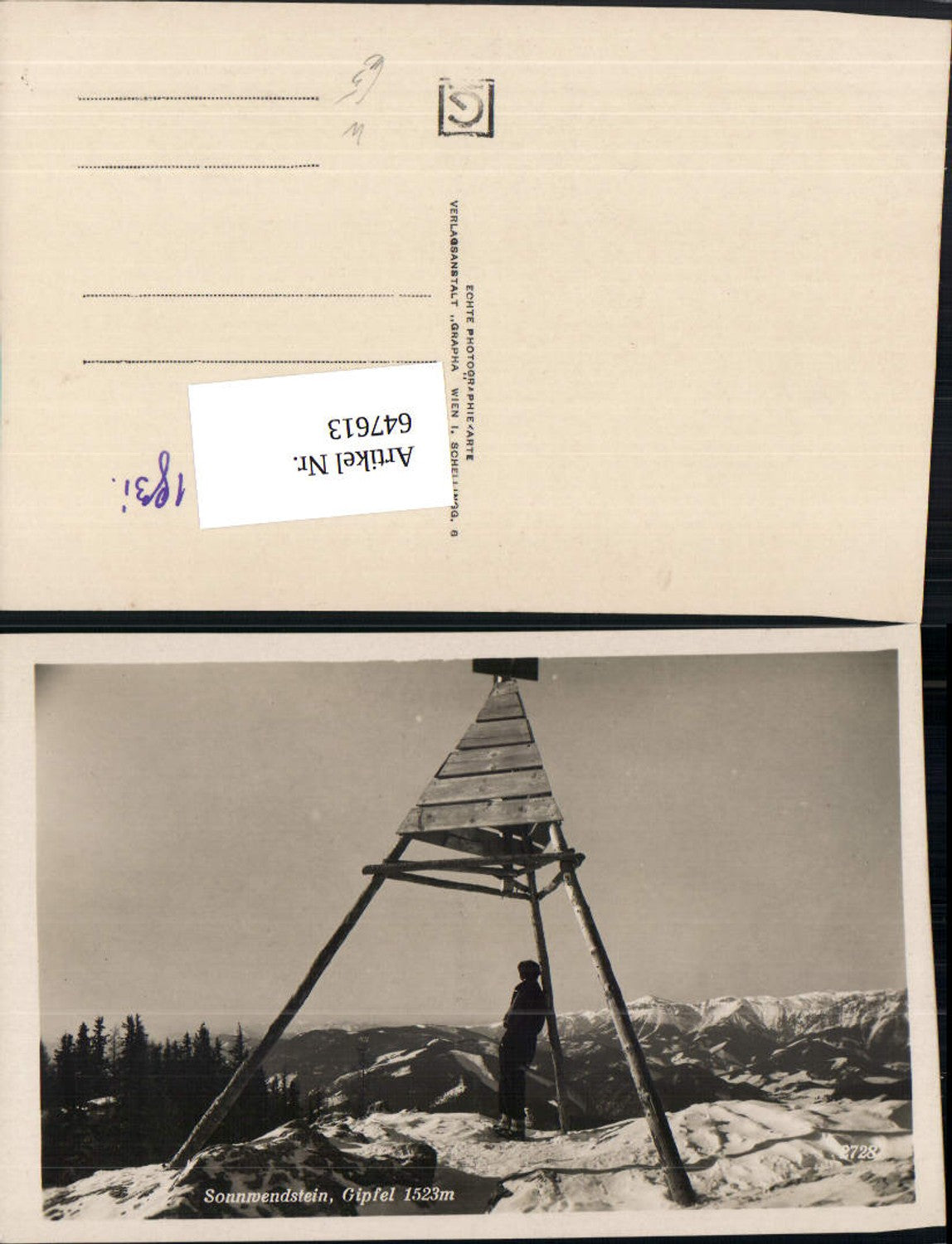 647613,Sonnwendstein Gipfel Maria Schutz am Semmering