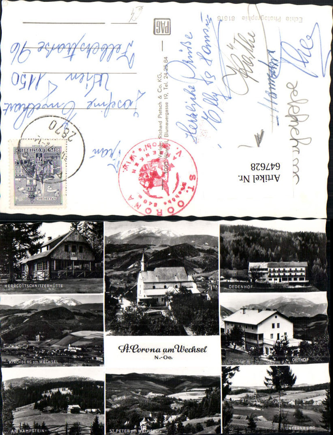 647628,St. Corona am Wechsel St. Peter Kampstein Orthof Unternberg Oedenhof
