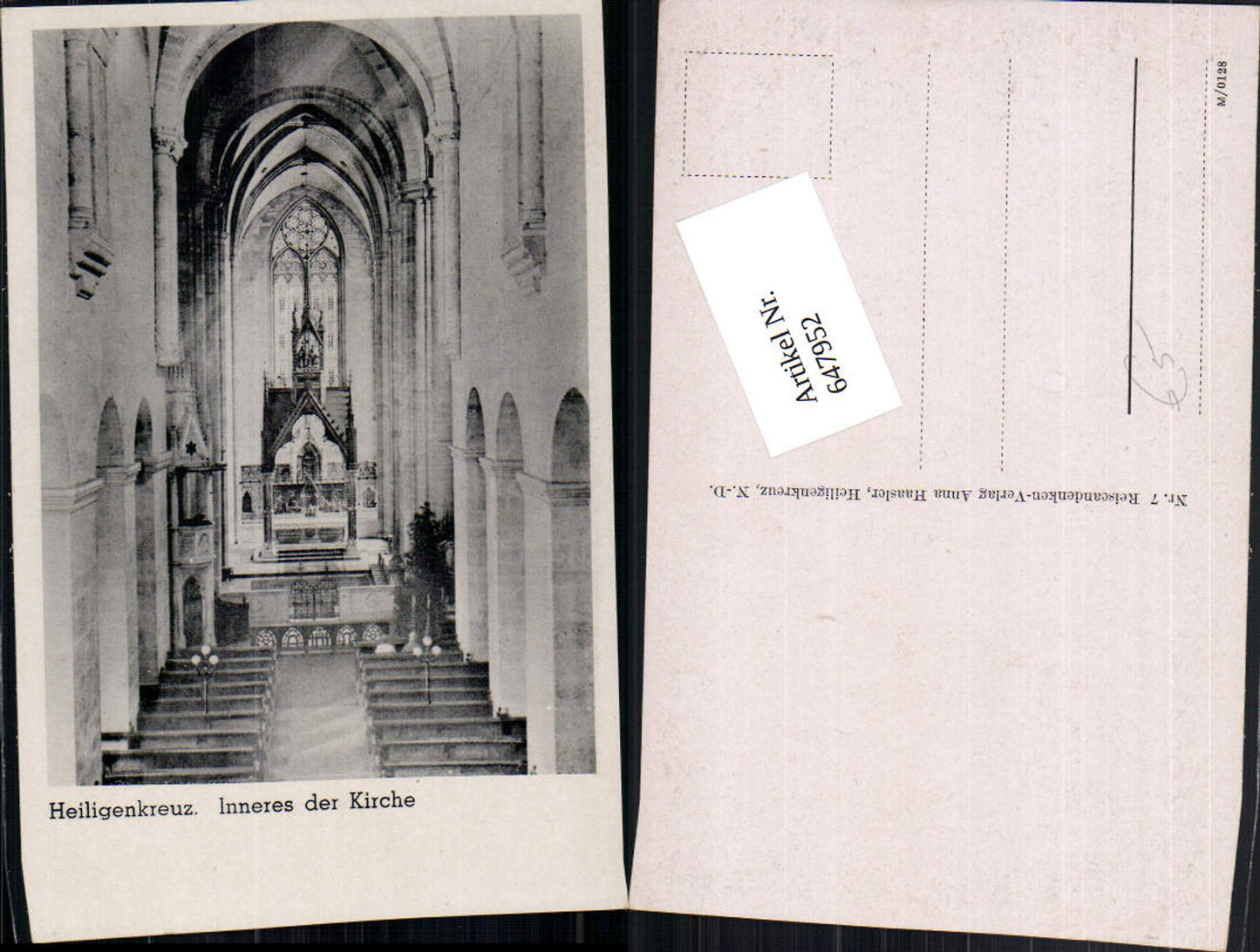 647952,Heiligenkreuz Kirche Innen