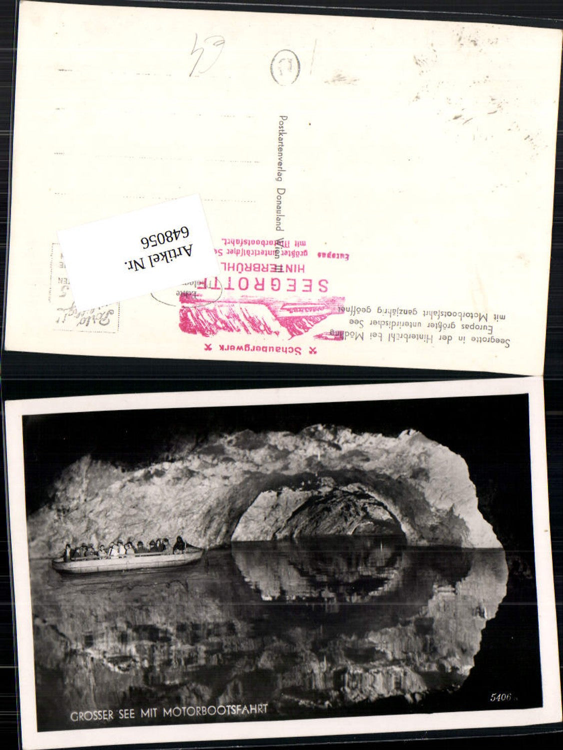 648056,Motorboot Fahrt Grotte Hinterbrühl Mödling