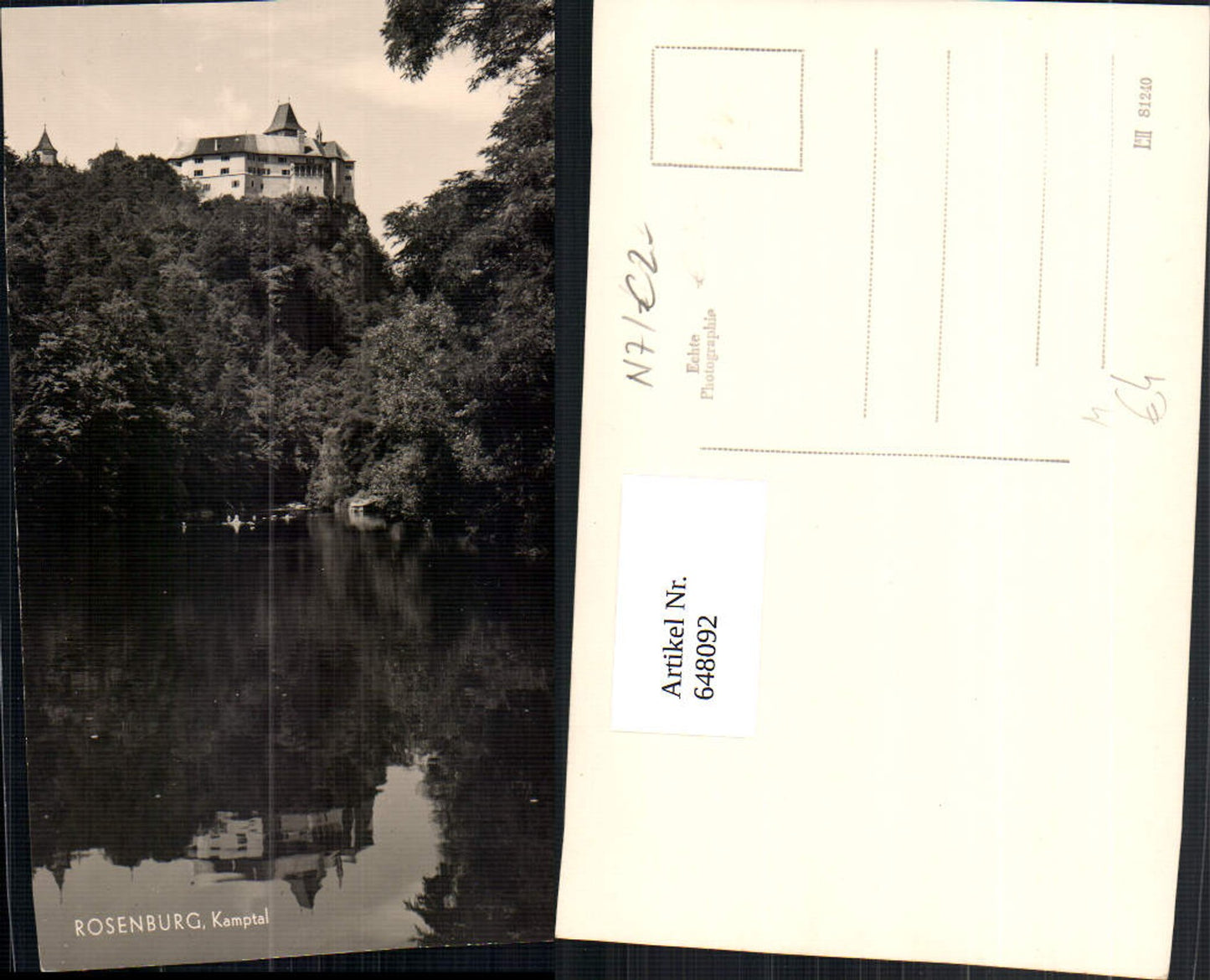 648092,Foto Ak Rosenburg Rosenburg-Mold Kamptal