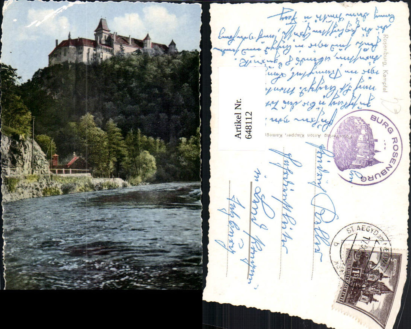 648112,Foto Ak Rosenburg Rosenburg-Mold Kamptal