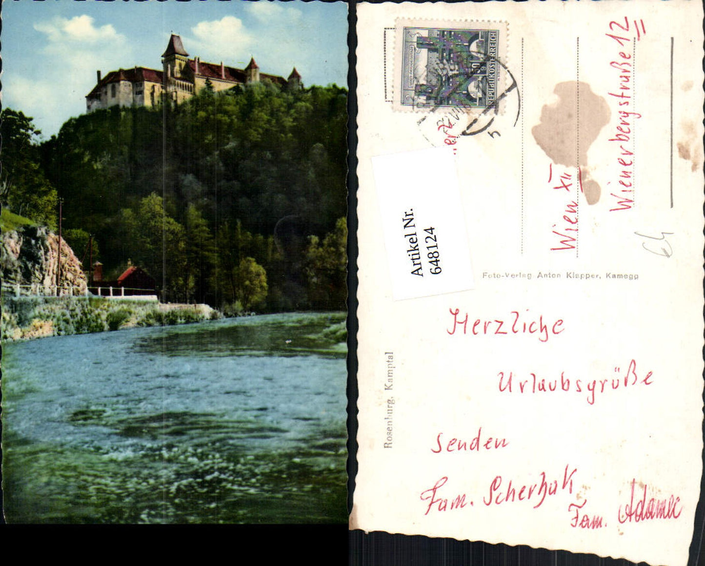 648124,Foto Ak Rosenburg Rosenburg-Mold Kamptal