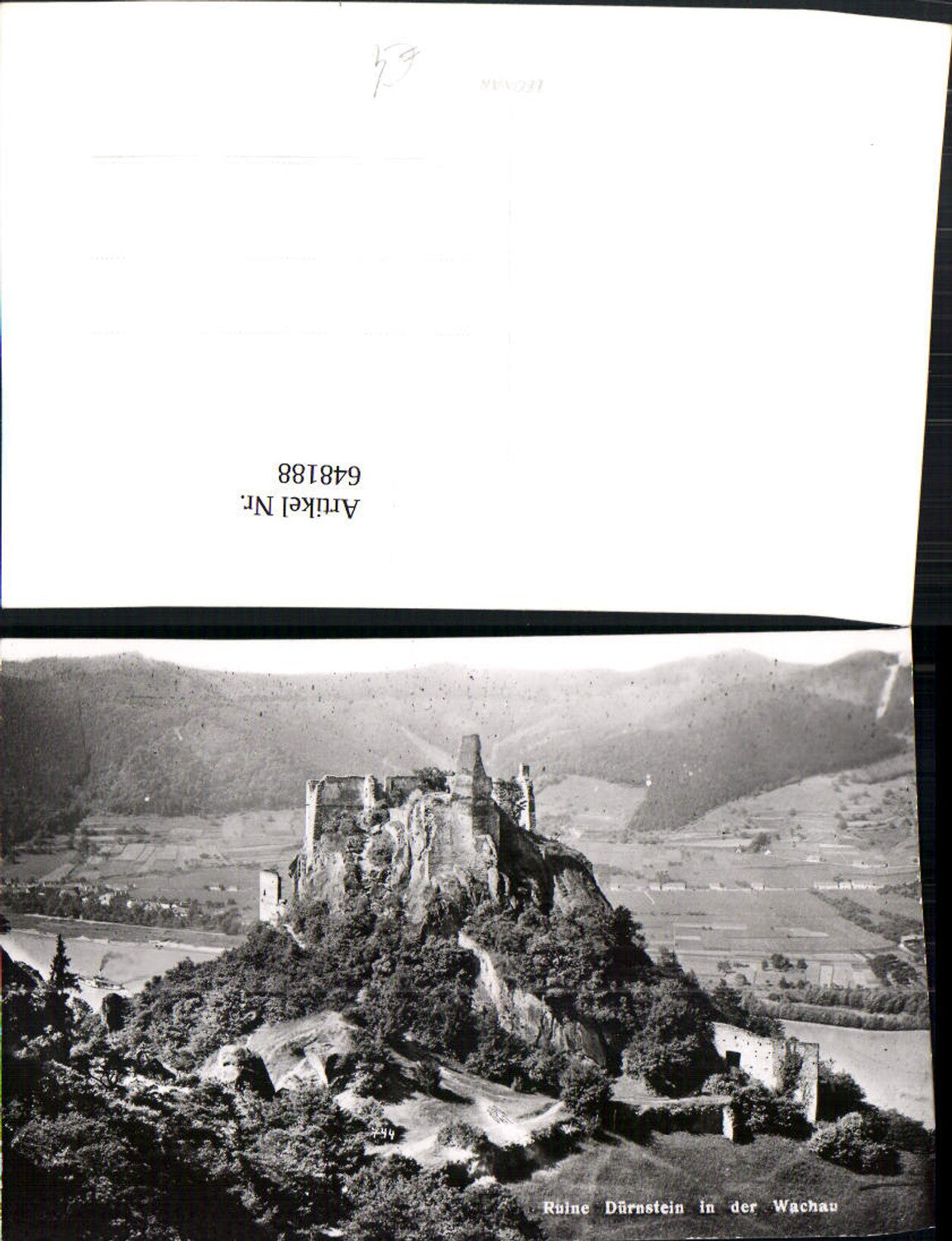 648188,Foto Ak Ruine Dürnstein i. d. Wachau