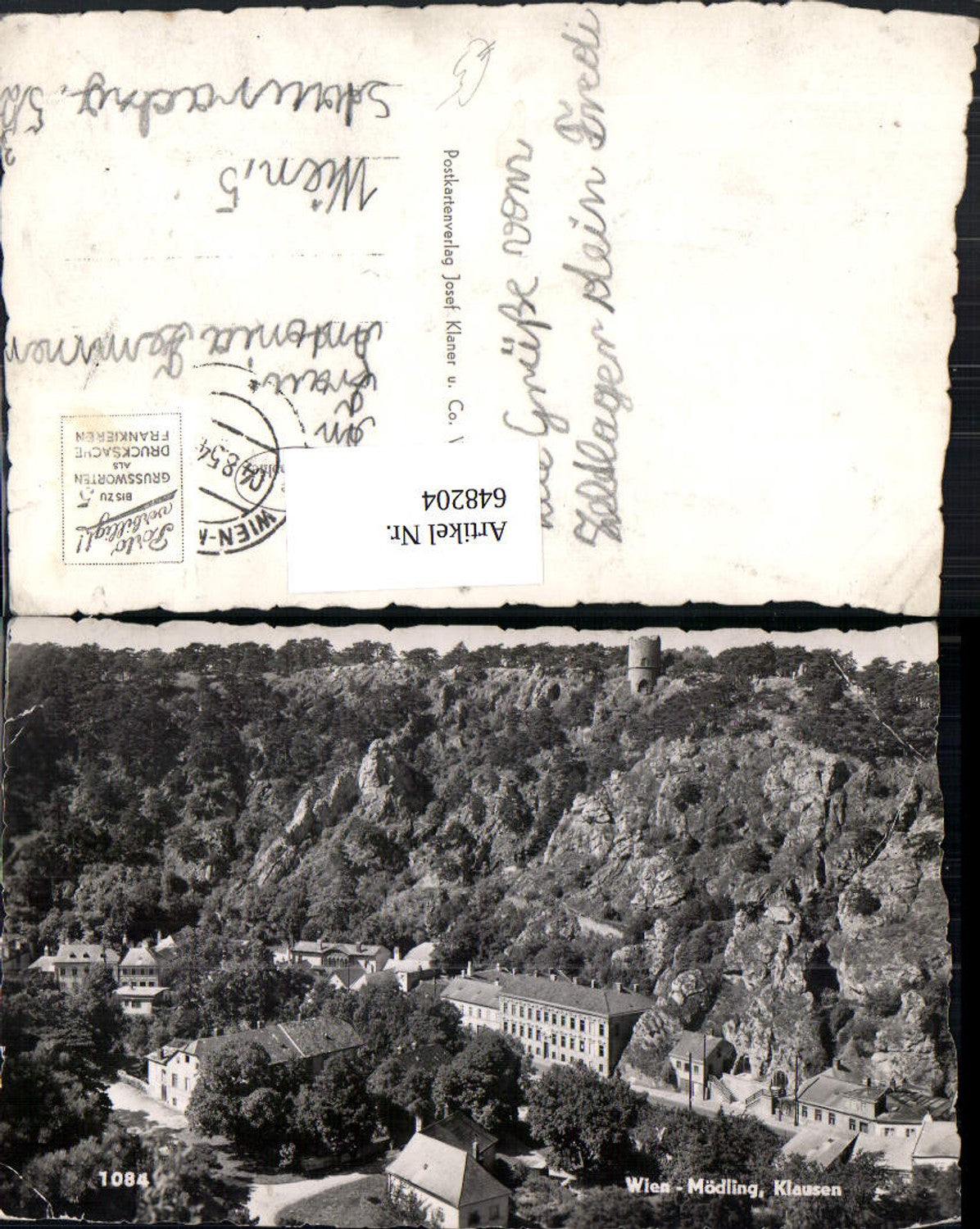 648204,Foto Ak Wien Mödling Klausen