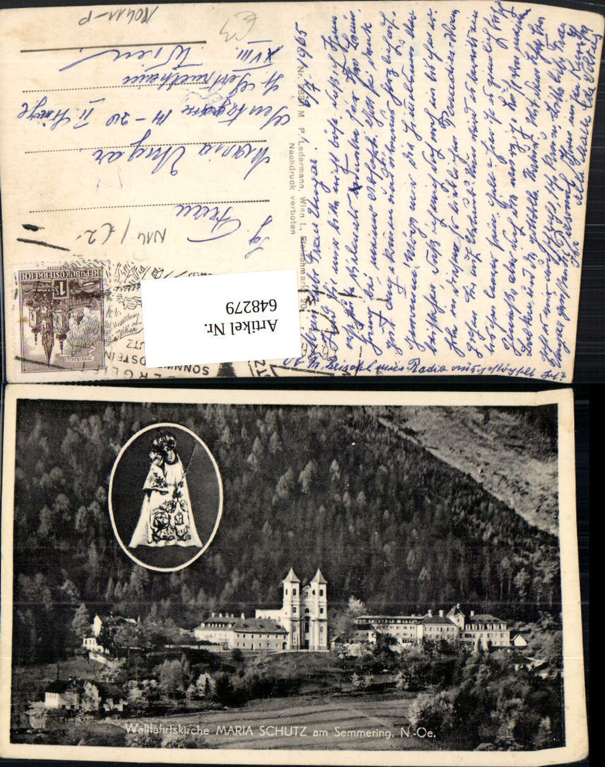 648279,Fotomontage Maria Schutz a. Semmering Schottwien Gnadenmutter