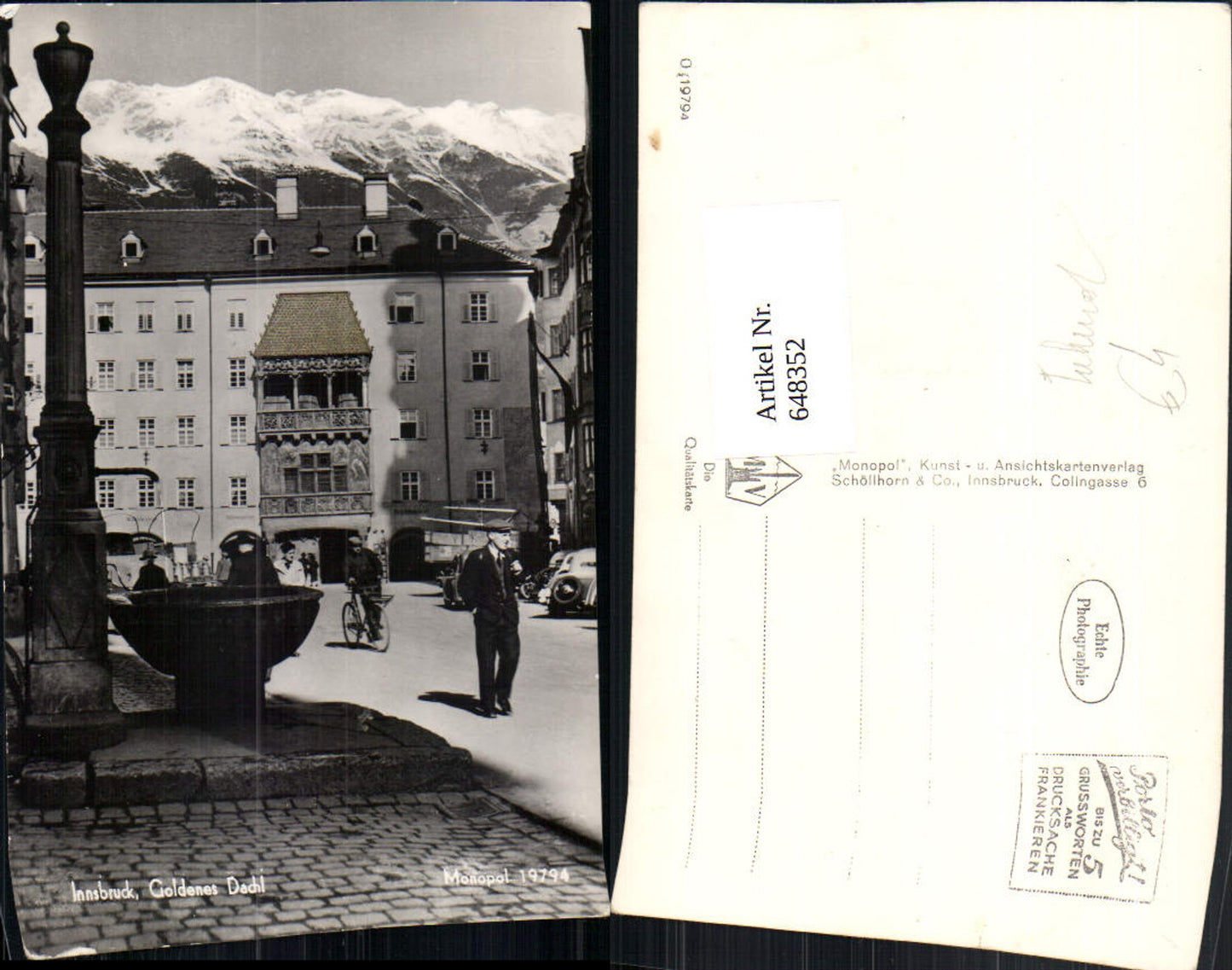 Alte Ansichtskarte – Old Postcard