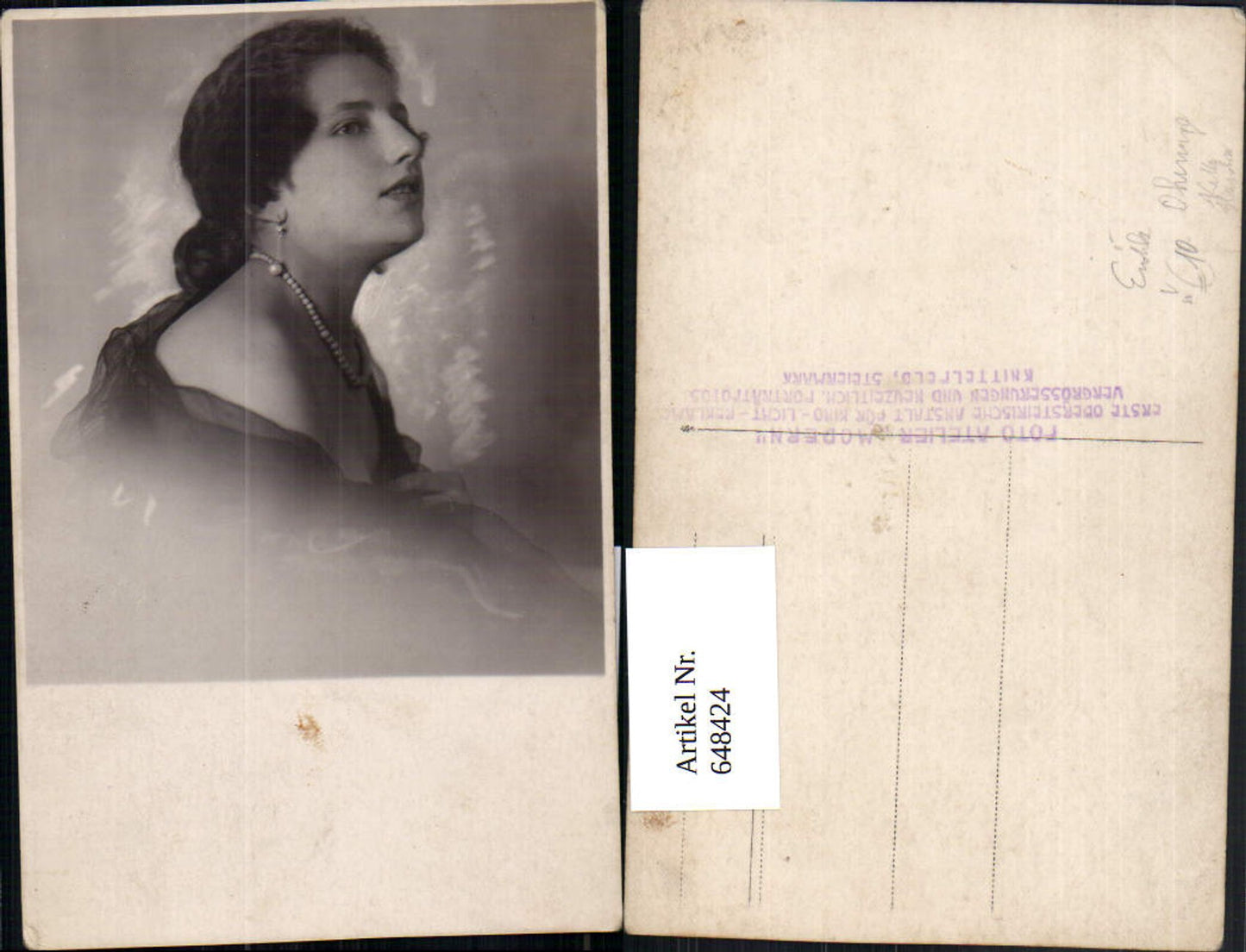 Fotokunst Foto Atelier Modern Knittelfeld Frau Mode Glamour Erotik Halskette Kette Ohrringe