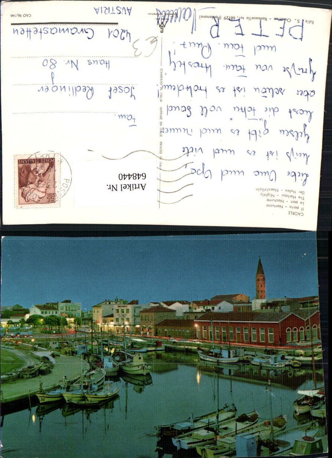 Alte Ansichtskarte – Old Postcard