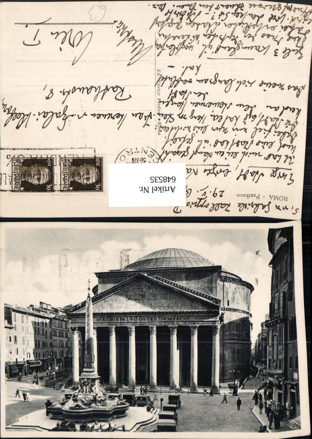 Alte Ansichtskarte – Old Postcard