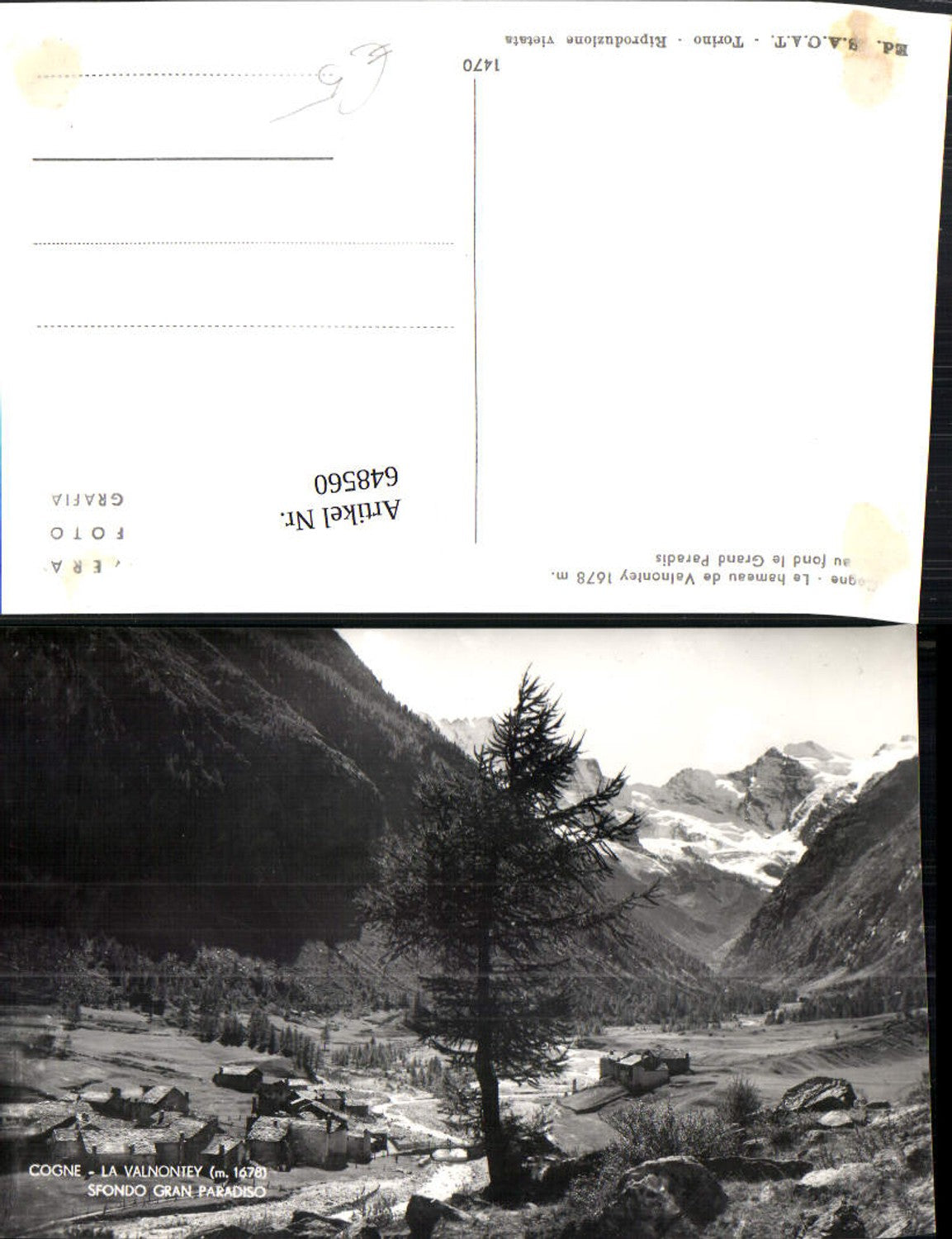 Alte Ansichtskarte – Old Postcard