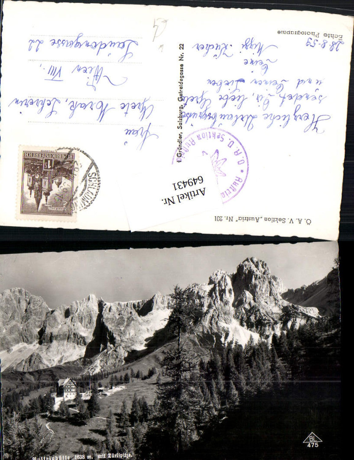 Alte Ansichtskarte – Old Postcard