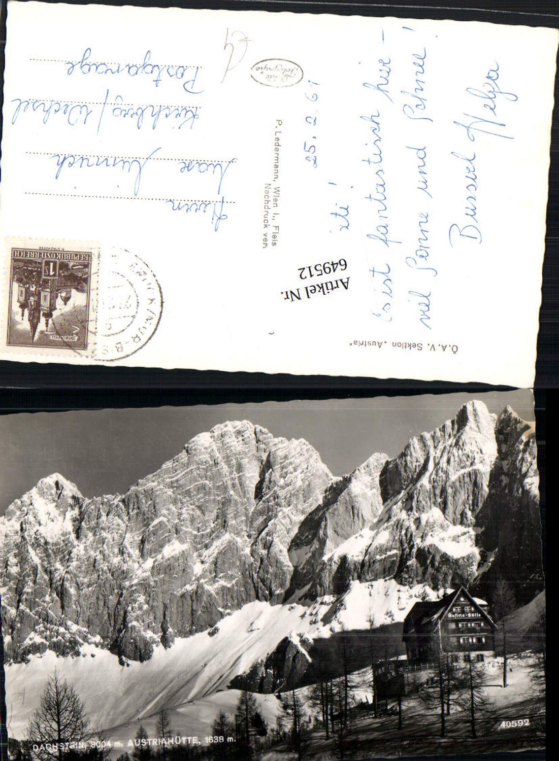 Alte Ansichtskarte – Old Postcard