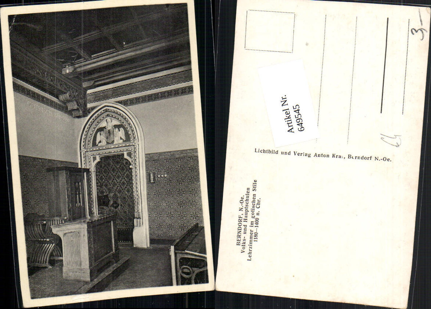 649545,Berndorf Volks- und Hauptschulen Klassenzimmer Schule