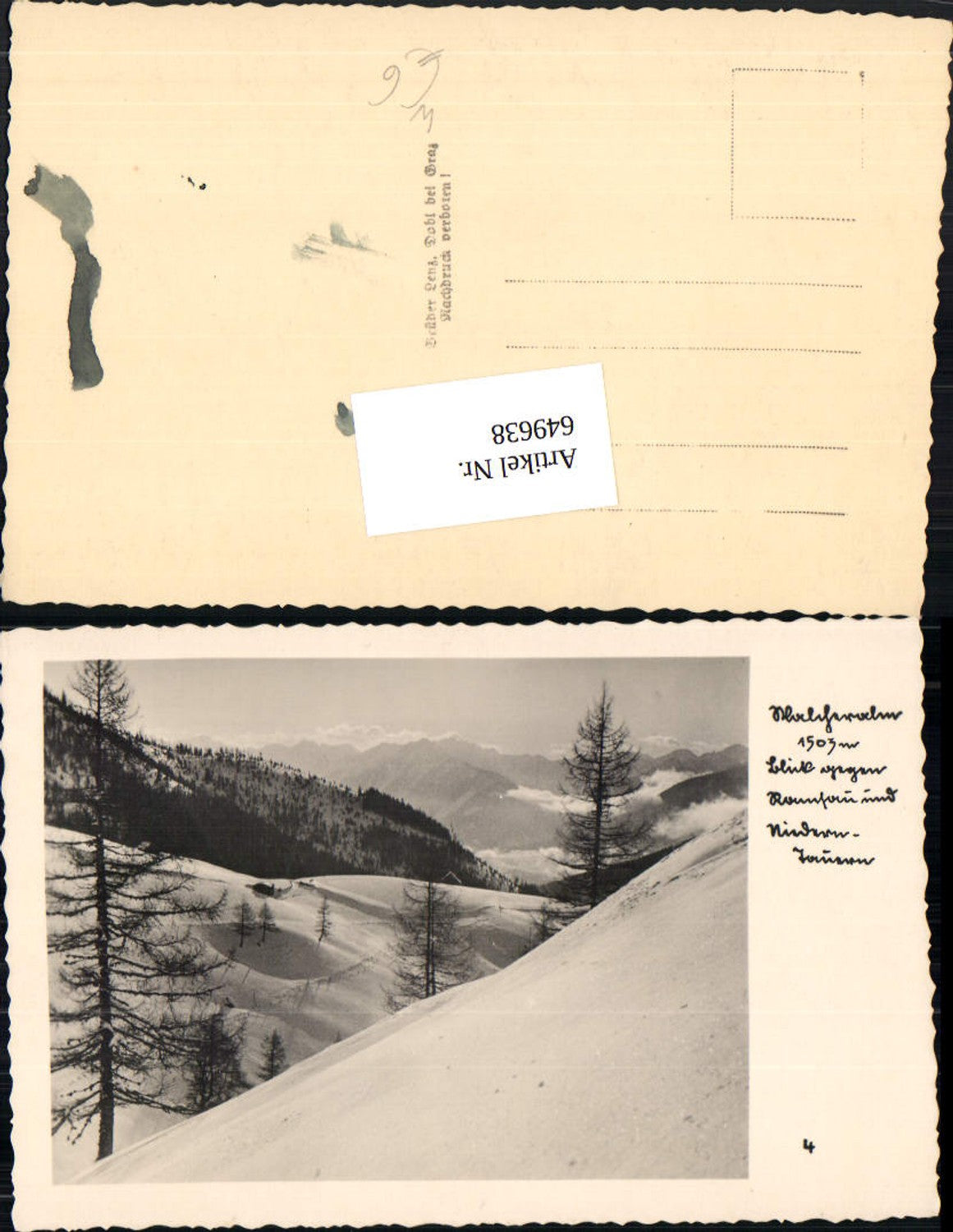 Alte Ansichtskarte – Old Postcard