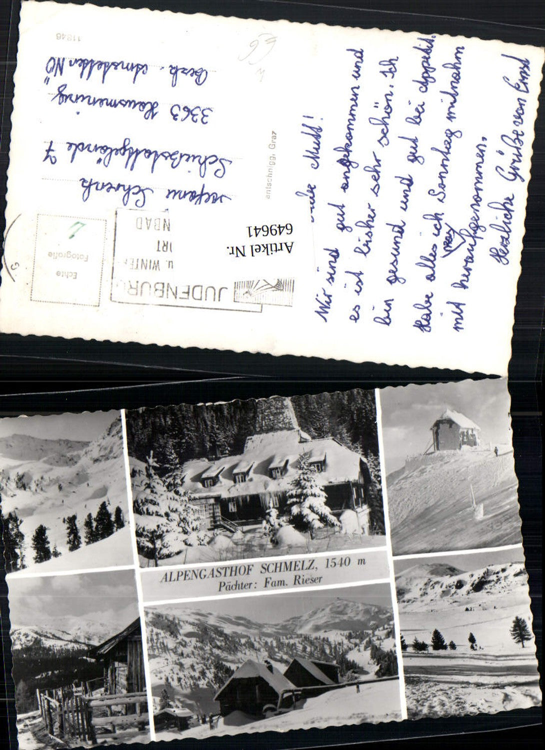 Alte Ansichtskarte – Old Postcard