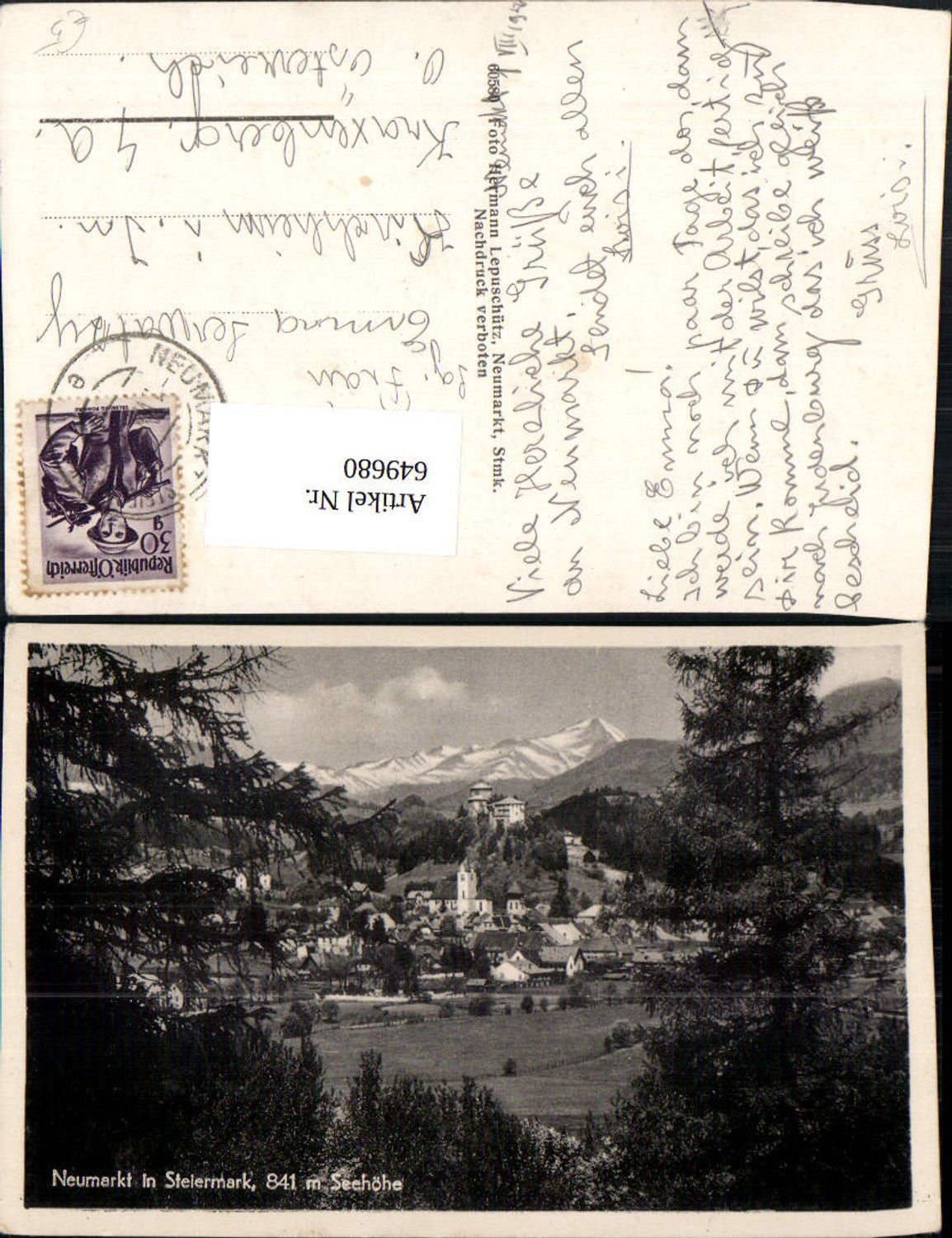Alte Ansichtskarte – Old Postcard