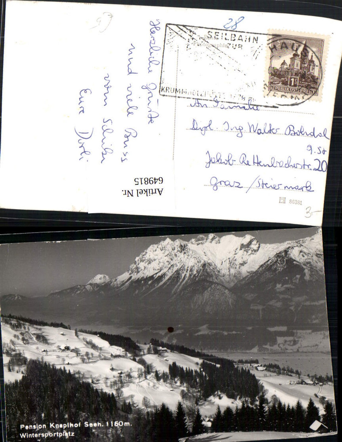 Alte Ansichtskarte – Old Postcard