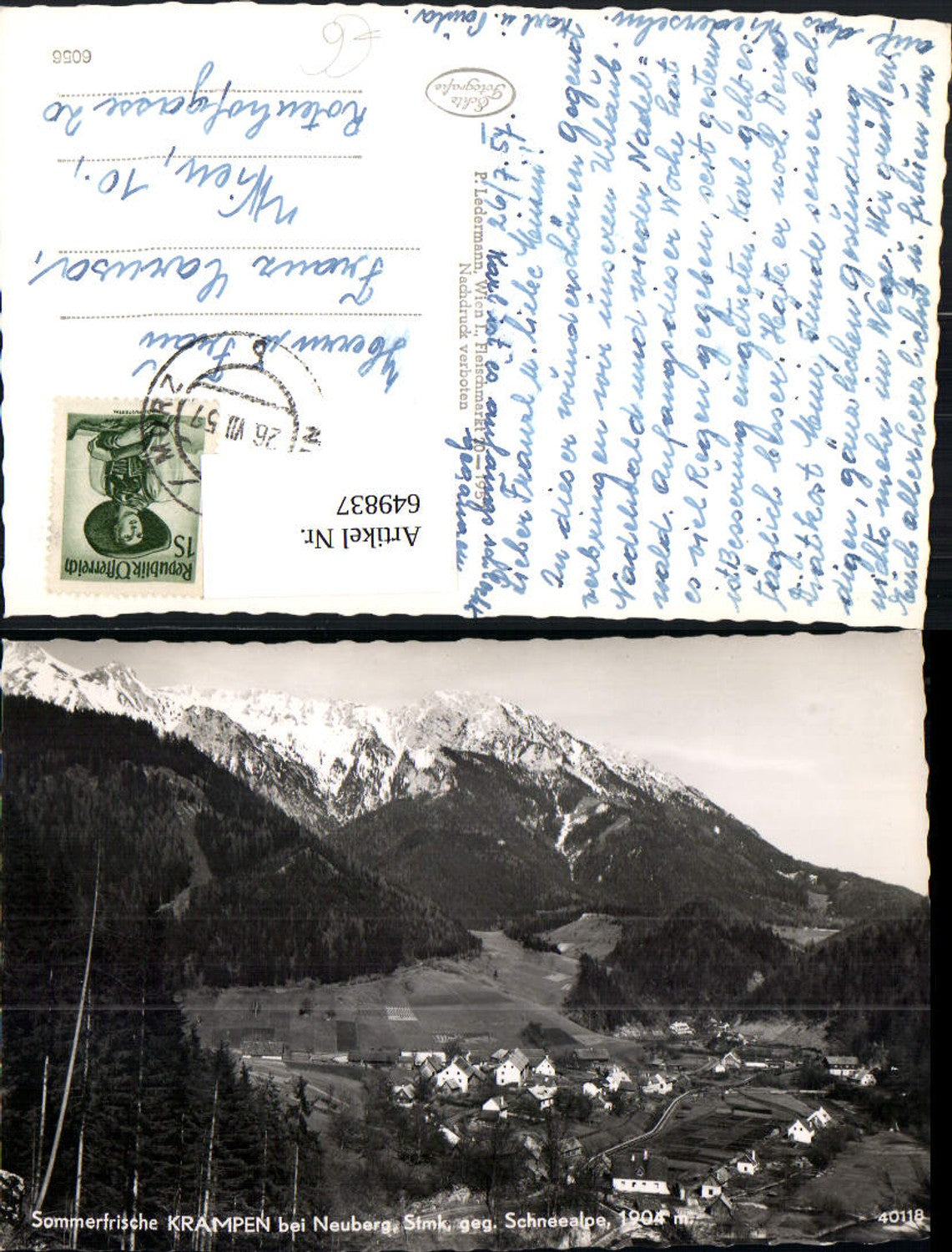 Alte Ansichtskarte – Old Postcard
