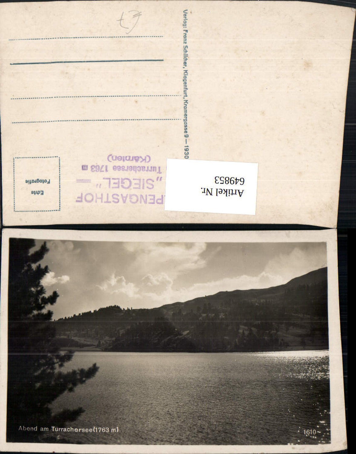 Alte Ansichtskarte – Old Postcard