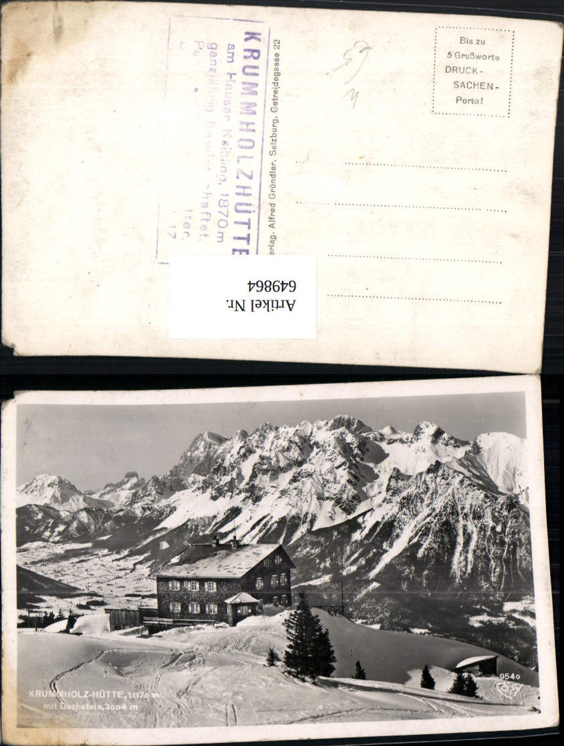 Alte Ansichtskarte – Old Postcard