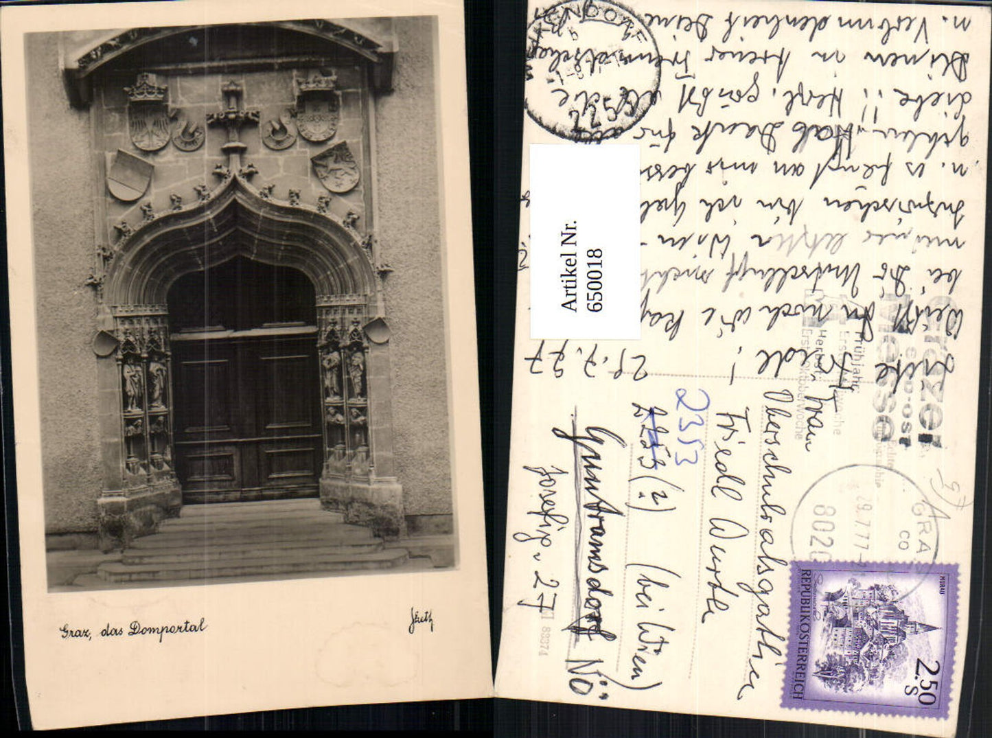 Alte Ansichtskarte – Old Postcard