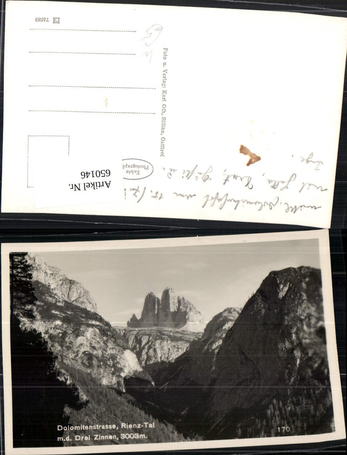 Alte Ansichtskarte – Old Postcard