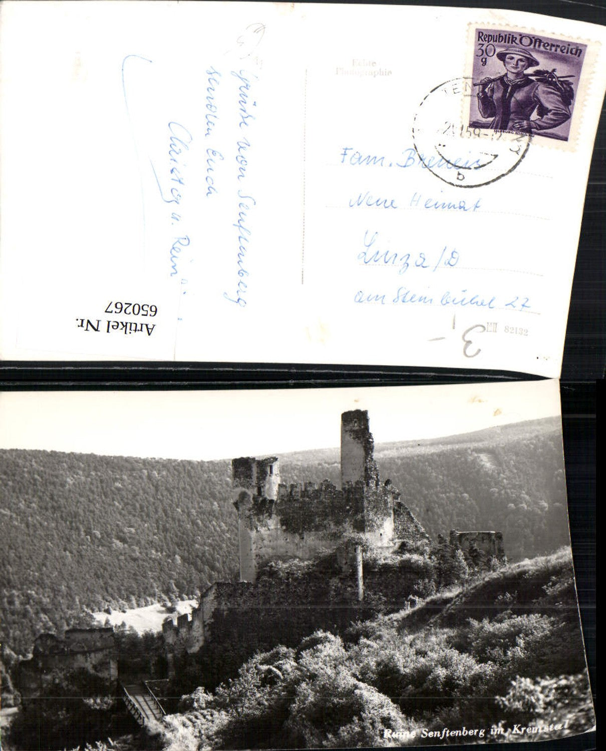 650267,Foto Ak Senftenberg Ruine Senftenberg i. Kremstal