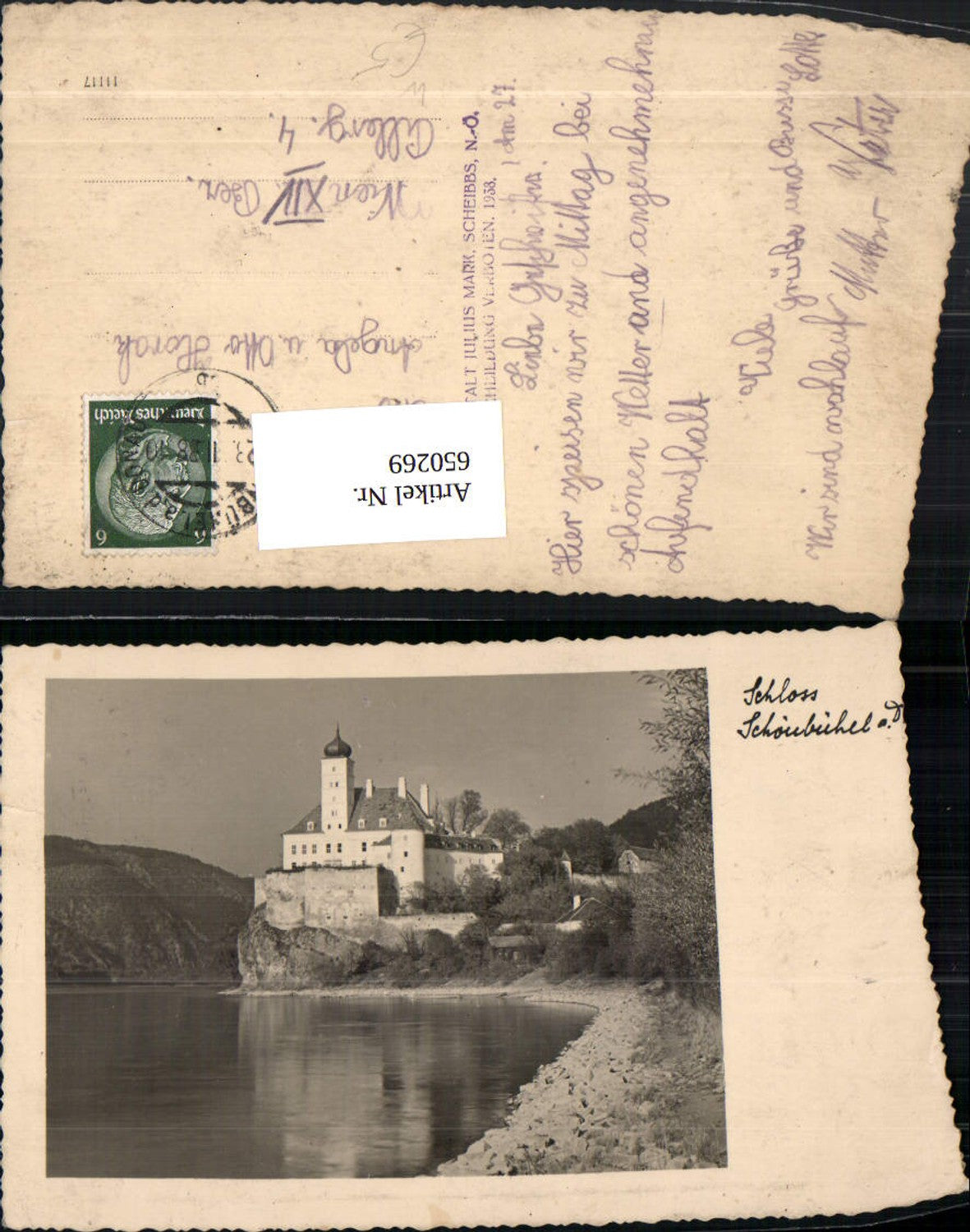 650269, Photo Ak Schönbühel Castle on the Danube Schönbühel-Aggsbach