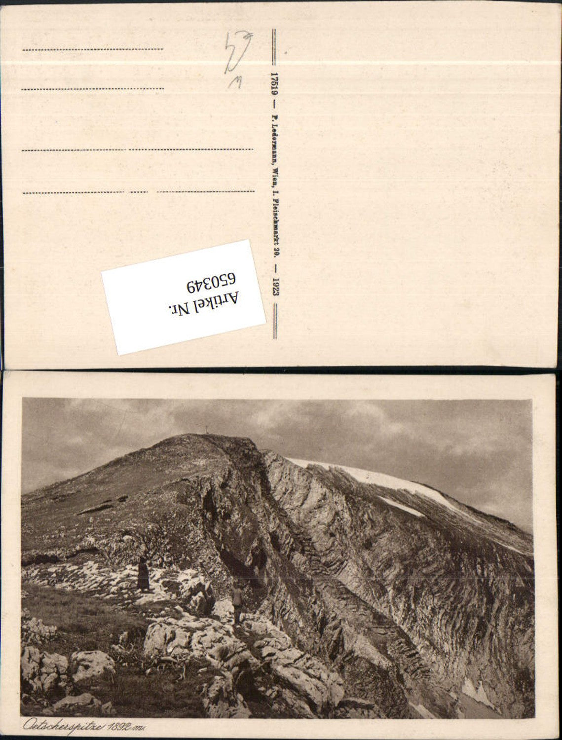 650349,Ötscherspitze Gipfel Ötscher b. Lackenhof