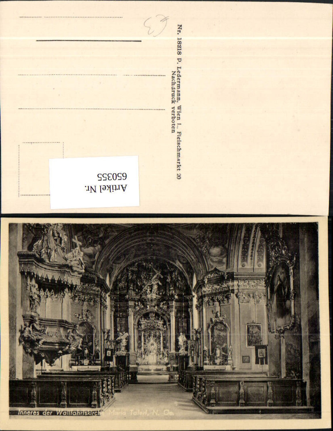 650355, Interior of the pilgrimage church Maria Taferl