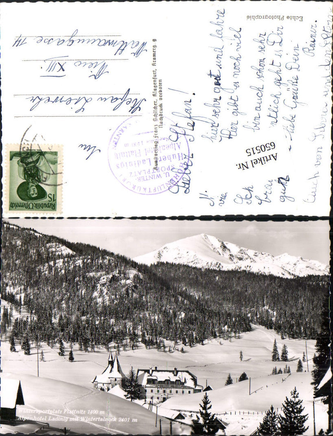 650515,Flattnitz b. Glödnitz Hotel Ladinig