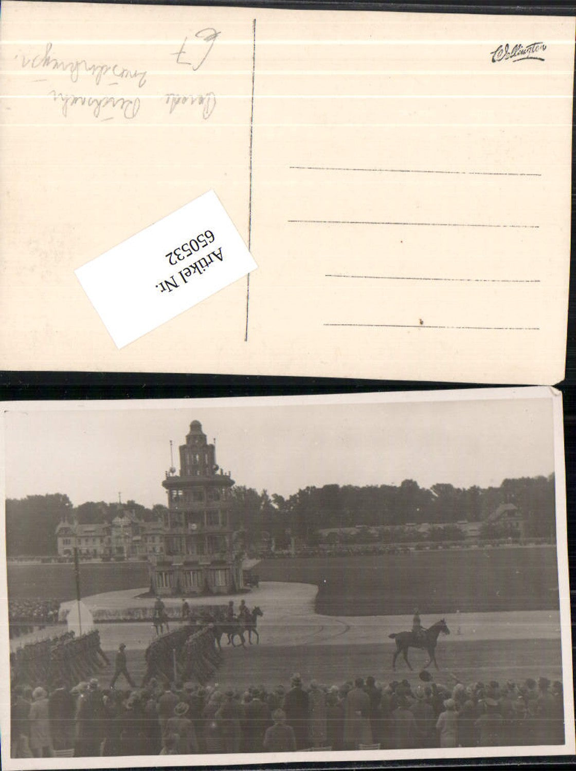 650532,Foto-AK Reichswehr Parade Soldaten Pferde