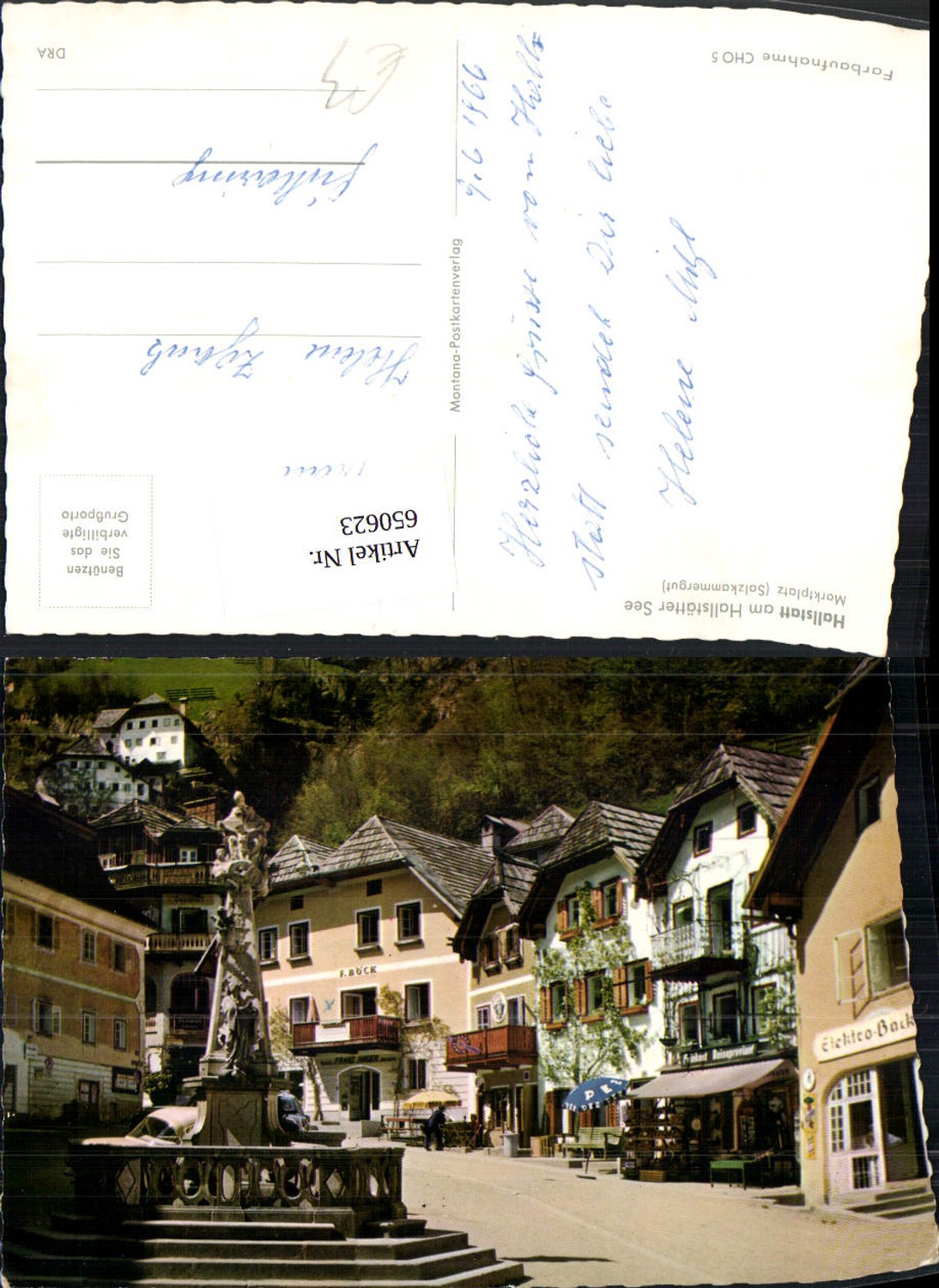 650623,Hallstatt a. Hallstätter See Marktplatz Salzkammergut