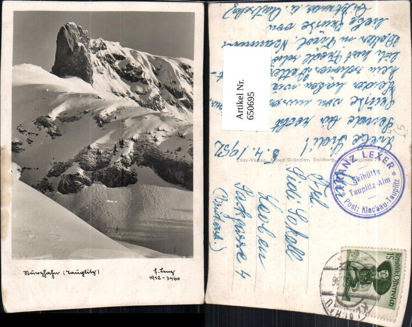 Alte Ansichtskarte – Old Postcard