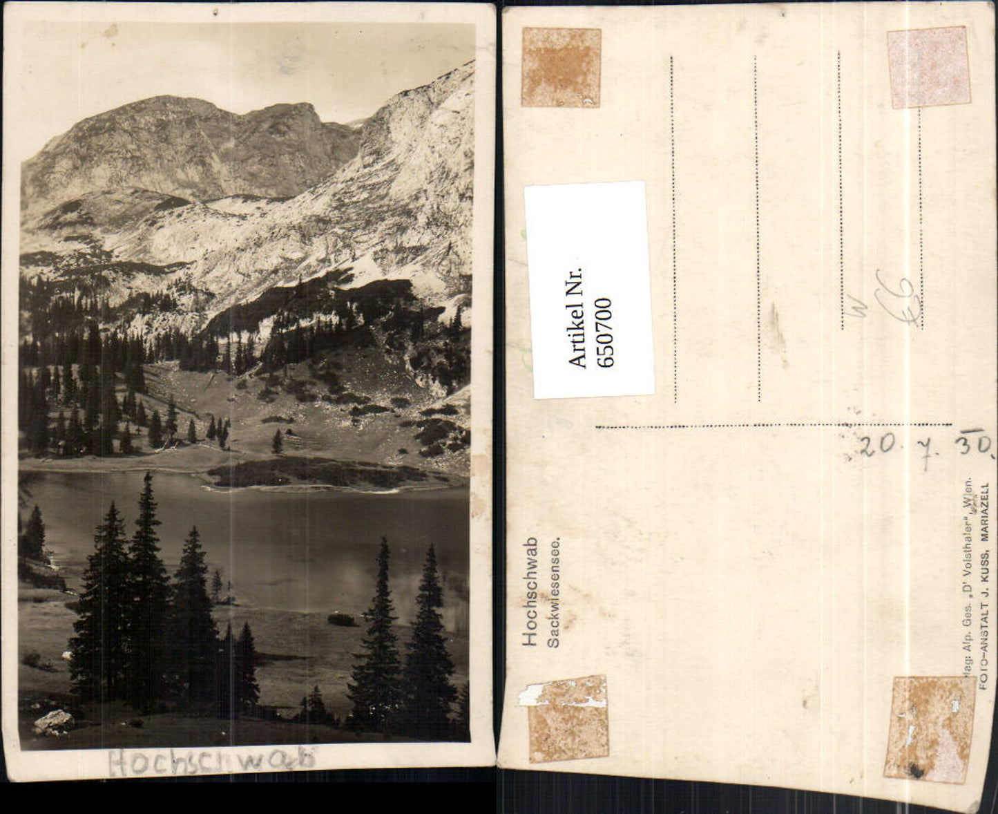 Alte Ansichtskarte – Old Postcard