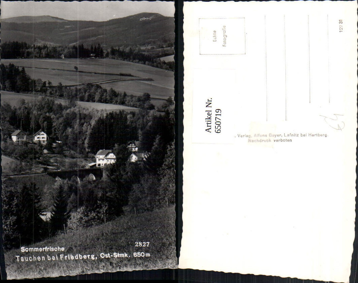 Alte Ansichtskarte – Old Postcard