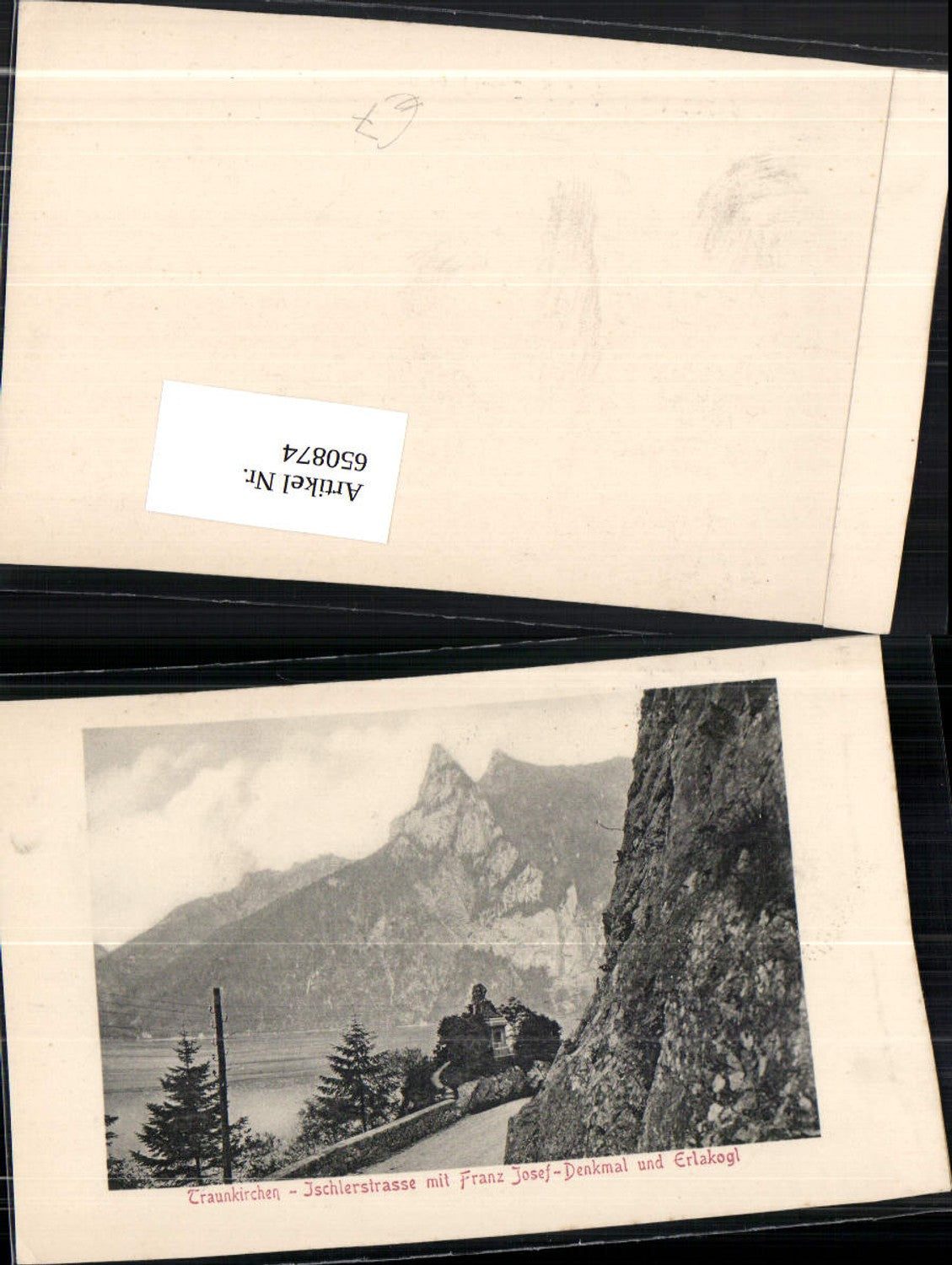 650874,Traunkirchen am Traunsee Ischlerstraße Franz Josef Denkmal Erlakogl