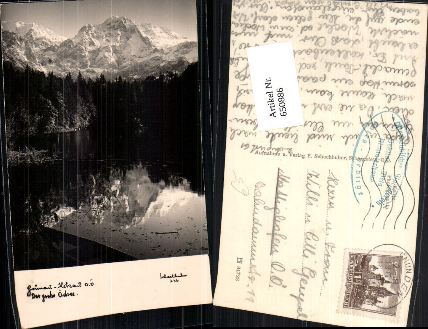 650886,Grünau Hetzau am Almsee Almtal Ödsee pub Schachhuber 236