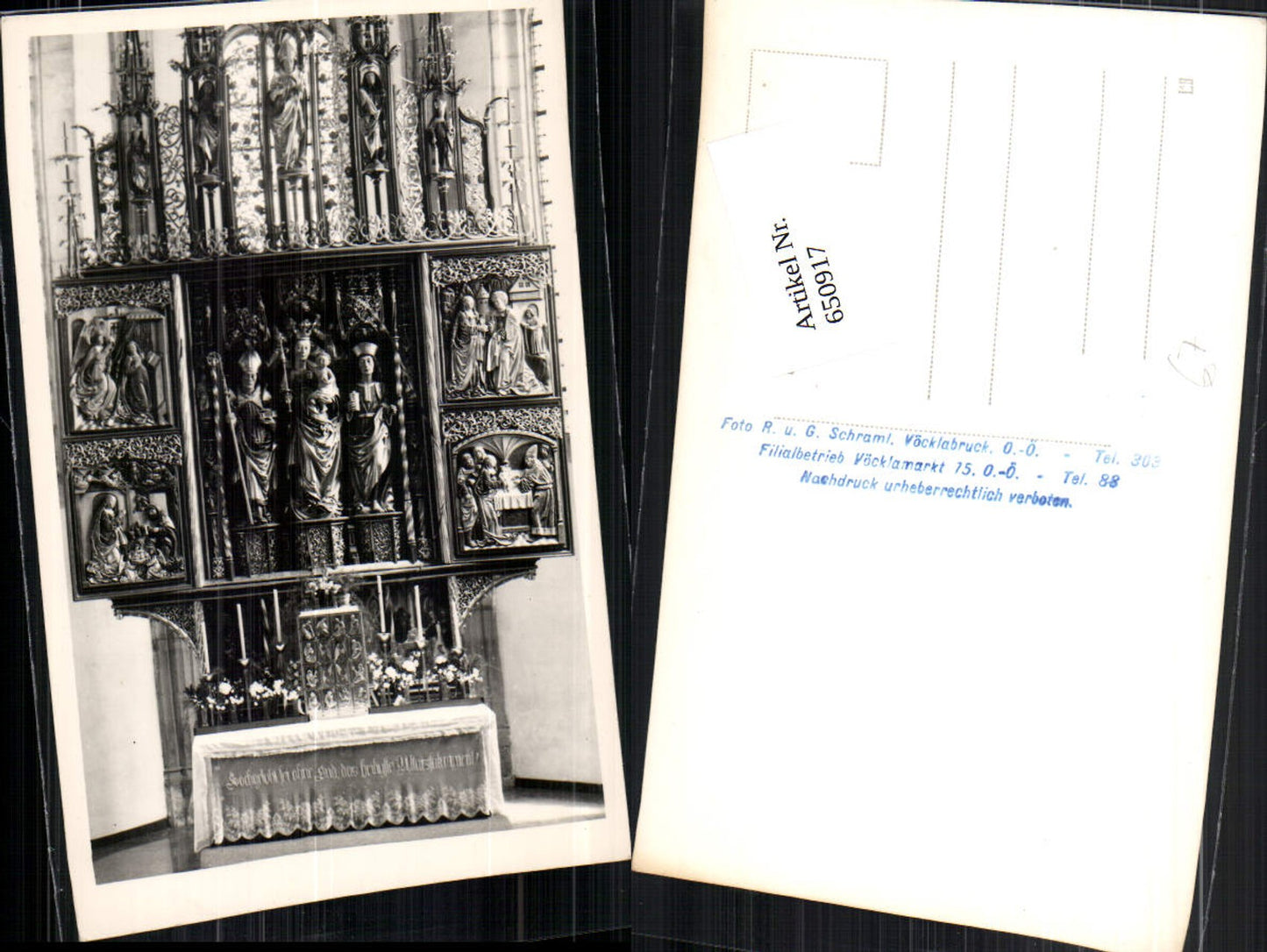 650917,Foto-AK Gampern Altar Kirche