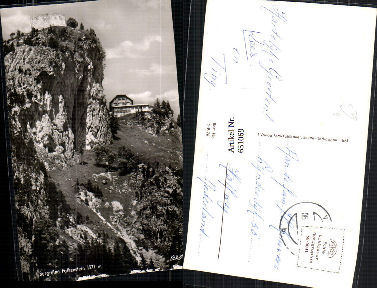 651069,Burgruine Falkenstein Pfronten Allgäu