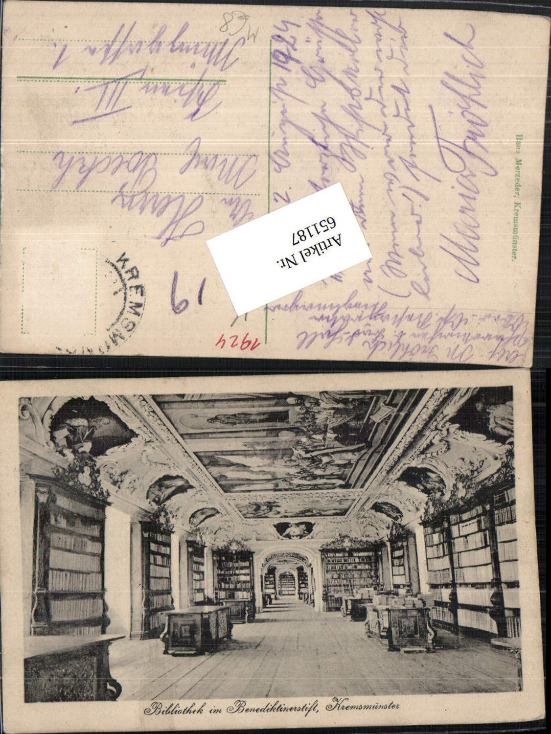 651187,Kremsmünster Bibliothek