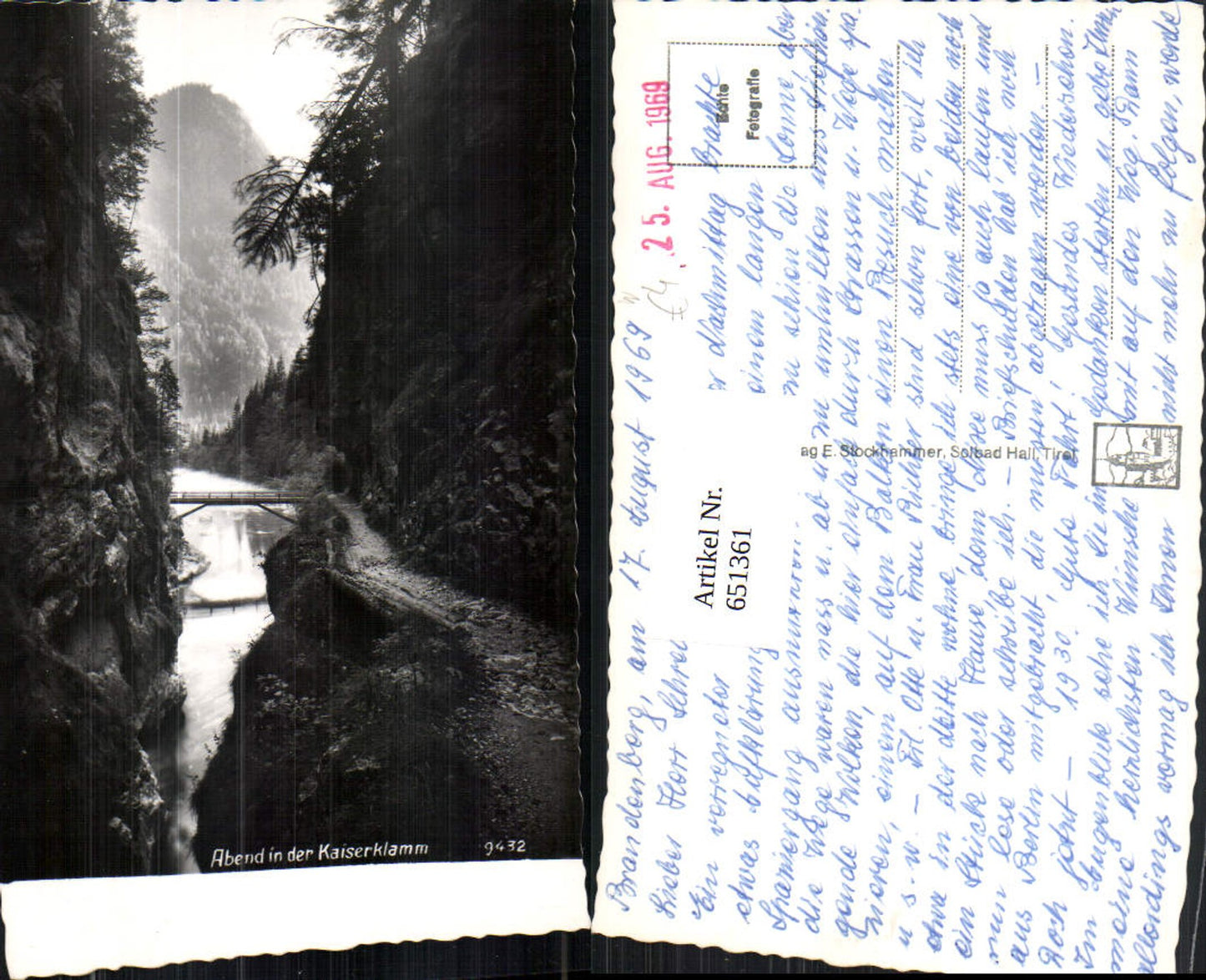 Alte Ansichtskarte – Old Postcard